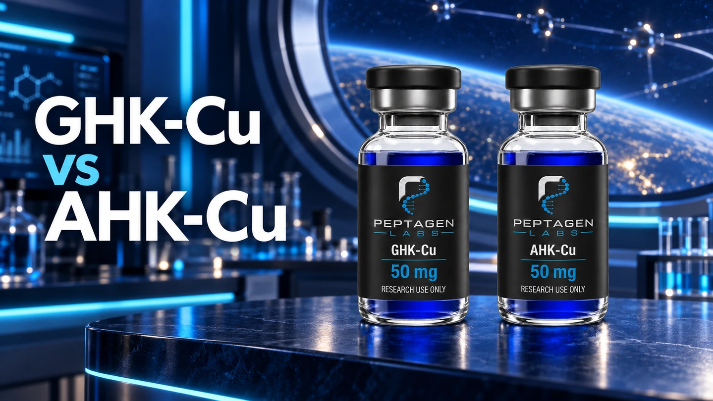 GHK-Cu ja AHK-Cu: Mikä muuttuu, kun yksi aminohappo muuttuu?