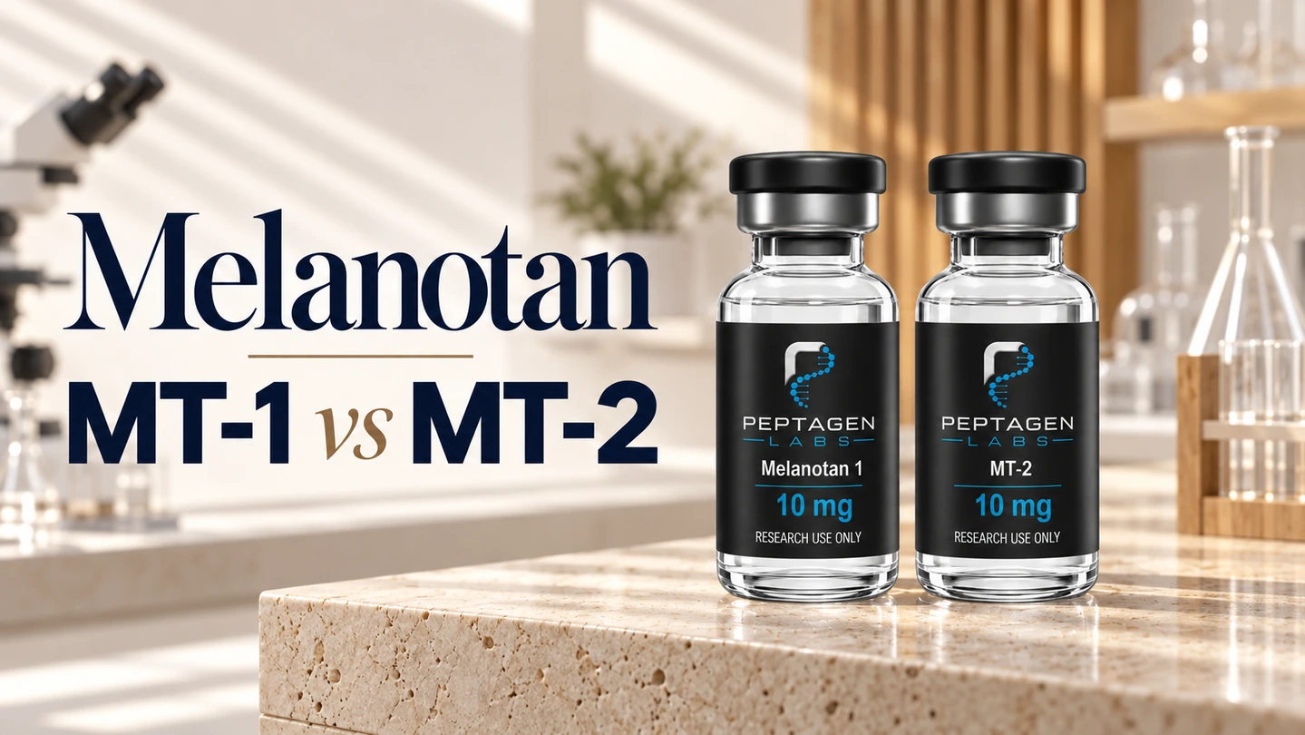 Melanotan MT-1 vs MT-2: rakenne, näyttö ja sääntelyasema